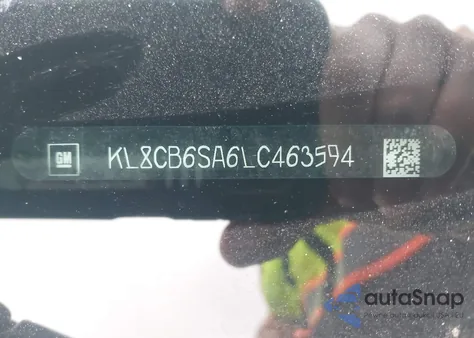 2020 Chevrolet Spark Fwd Ls Automatic from USA, damaged, VIN KL8CB6SA6LC463594